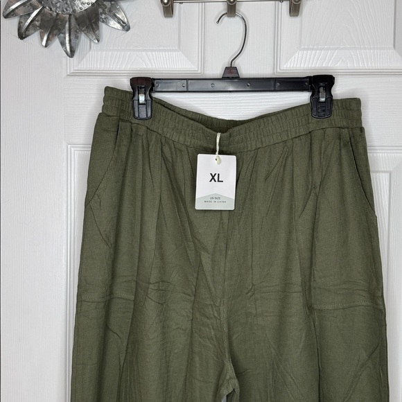 Shein Fashion Clothing Women’s Baggy Wide Leg Loose Harem Pants w/Pockets Sz XL - Picture 3 of 8